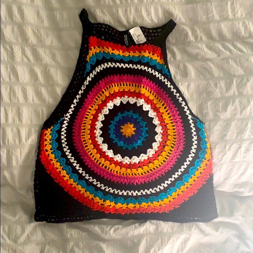 Fun knit crop top!